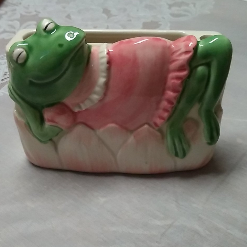 Frog Stationary & Pencil Holder